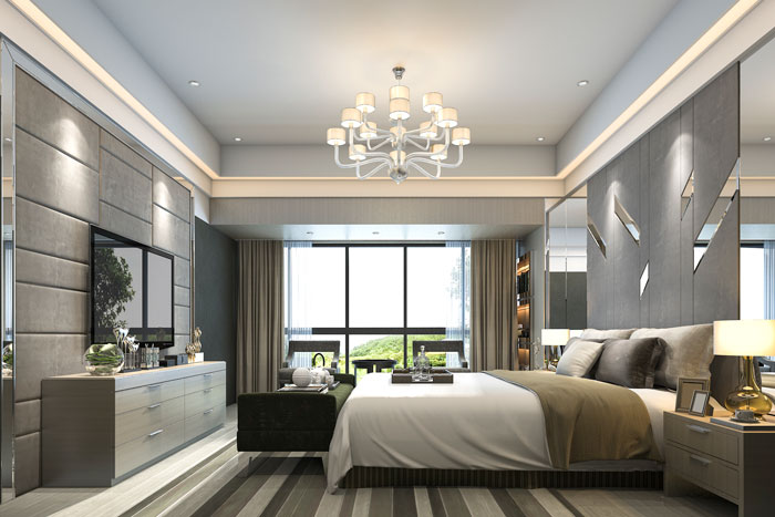 beautifully decorated room
