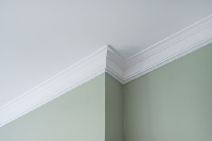 crown molding closeup